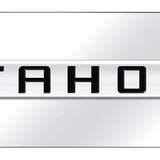 Chevrolet Tahoe Name Mini Plate - Chrome on Mirrored - Official Licensed