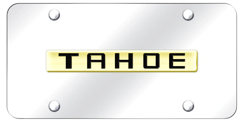 Chevrolet Tahoe Name License Plate - Official Licensed