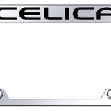 Toyota Celica Steel Truck Cut-Out License Plate Frame - Laser Etched Mirrored - Official Licensed