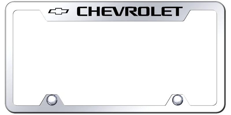 Chevrolet Steel Truck Cut-Out License Plate Frame - Official Licensed