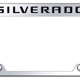 Chevrolet Silverado Steel Truck Cut-Out License Plate Frame - Official Licensed