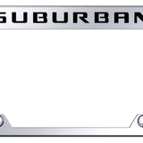 Chevrolet Suburban Steel Truck Cut-Out License Plate Frame - Laser Etched Mirrored - Official Licensed