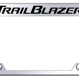 Chevrolet Trailblazer Steel Truck Cut-Out License Plate Frame - Etched Mirrored - Official Licensed