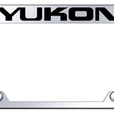 GMC Yukon Steel Truck Cut-Out License Plate Frame - Laser Etched Mirrored - Official Licensed