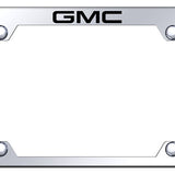 GMC Steel Truck Wide Body License Plate Frame - Laser Etched Mirrored - Official Licensed
