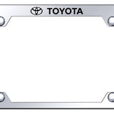Toyota Steel Truck Wide Body License Plate Frame - Laser Etched Mirrored - Official Licensed
