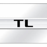 Acura TL Name Mini Plate - Chrome on Mirrored - Official Licensed