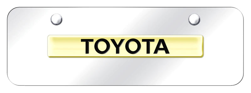 Toyota Name Mini Plate - Official Licensed