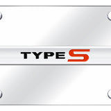 Acura Type-S Name License Plate - OEM Stlyle Logo - Official Licensed