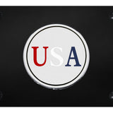 USA License Plate - Chrome on Black - Official Licensed