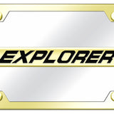 Ford Explorer Name License Plate Kit -  Official Licensed