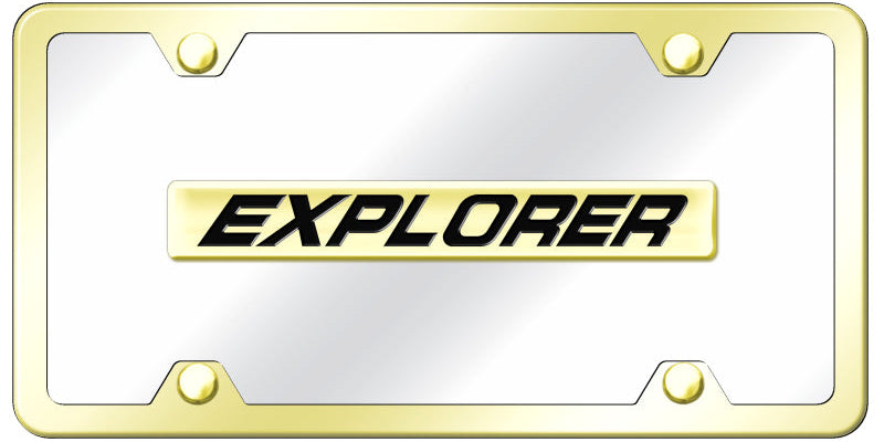 Ford Explorer Name License Plate Kit -  Official Licensed