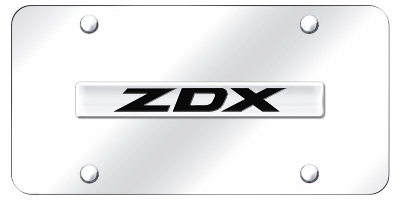 Acura ZDX Name License Plate - OEM Stlyle Logo - Official Licensed