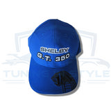 Ford Mustang Shelby GT 350 Embroidered Logo Baseball Cap Blue Official Licensed