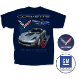Corvette Z06 C7 Designed To Dominate Graphic Cotton T-Shirt Official Licensed