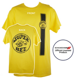 Dodge Super Bee 60s 70s Logo Car Graphic Cotton T-Shirt Yellow Official Licensed