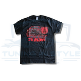 RAM Logo Rebel TRX Pickup Trucks Graphic Cotton T-Shirt Black Official Licensed